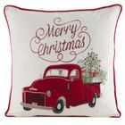 Eurofirany, poszewka świąteczna, 45-45 cm, kremowy