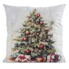 Eurofirany, poszewka świąteczna, 45-45 cm, zielony