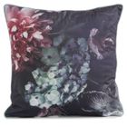 Eurofirany, poszewka velvet, 45-45 cm, ciemnofioletowy