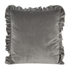 Eurofirany, poszewka velvet, 45-45 cm, srebrny