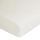 Eurofirany, prześcieradło z gumką, jersey, 220-200 cm, kremowy