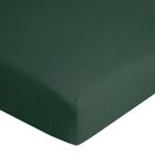 Eurofirany, prześcieradło z gumką, Jersey D91, 220-200 cm, wysokość 30 cm, butelkowy zielony