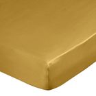 Eurofirany, prześcieradło z gumką, Nova3, 140-200 cm, musztardowy