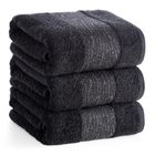 Eurofirany, ręcznik Amber, 50-90 cm, czarny