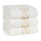 Eurofirany, ręcznik, Azari, 50-90 cm, kremowy