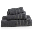 Eurofirany, ręcznik bawełniany, Amira 04, 70-140 cm, stalowy