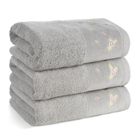 Eurofirany, ręcznik, Dalia, 50-90 cm, stalowy