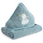 Eurofirany, ręcznik dziecięcy, 100-100 cm, niebieski