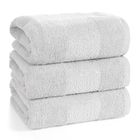 Eurofirany, ręcznik, Iris, 70-140 cm, srebrny