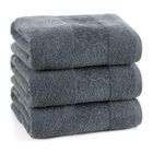 Eurofirany, ręcznik, Iris, 70-140 cm, stalowy