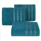 Eurofirany, ręcznik Jonas, 50-90 cm, turkusowy