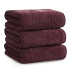 Eurofirany, ręcznik, Loren, 50-90 cm, bordowy