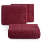Eurofirany, ręcznik Margo, 70-140 cm, bordowy