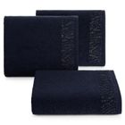 Eurofirany, ręcznik Margo, 70-140 cm, granatowy