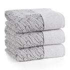 Eurofirany, ręcznik, Nola, 70-140 cm, srebrny