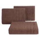 Eurofirany, ręcznik, Reni, 50-90 cm, brązowy