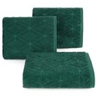 Eurofirany, ręcznik Sendi, 50-90 cm, ciemnozielony