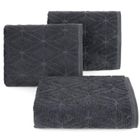 Eurofirany, ręcznik Sendi, 50-90 cm, stalowy