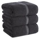 Eurofirany, ręcznik Tris, 70-140 cm, czarny