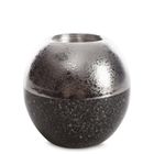 Eurofirany, świecznik dekoracyjny, Leo, 11-11-10 cm, srebrny