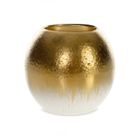 Eurofirany, świecznik dekoracyjny, Max 8-8-8 cm, kremowy