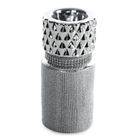 Eurofirany, świecznik dekoracyjny, Solen, 7-7-16 cm, srebrny