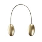 Eurofirany, upinacz dekoracyjny z magnesem, 3-15 cm, złoty