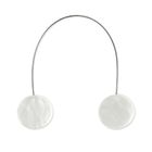 Eurofirany, upinacz dekoracyjny z magnesem, 4-13 cm, biały