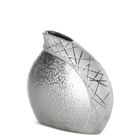 Eurofirany, wazon dekoracyjny, Alira, 20-8-19 cm, srebrny