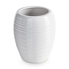 Eurofirany, wazon dekoracyjny, Aria, 14-14-17 cm, biały