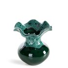 Eurofirany, wazon dekoracyjny, Dina, 18-20 cm, zielony