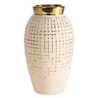 Eurofirany, wazon dekoracyjny, Kena, 19-33 cm, kremowy