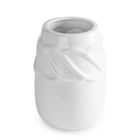 Eurofirany, wazon dekoracyjny, Lisa, 15-15-20 cm, biały