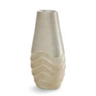 Eurofirany, wazon dekoracyjny, Sani, 13-7-26 cm, beżowy