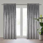 Eurofirany, zasłona gotowa, Avena, na taśmie, 135-270 cm, stalowy