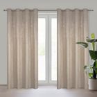 Eurofirany, zasłona gotowa, Dara, 140-250 cm, ciemnobeżowy