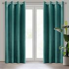 Eurofirany, zasłona gotowa, Darla, 140-250 cm, ciemnoturkusowy