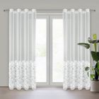 Eurofirany, zasłona gotowa, Jasmin, 140-250 cm, biały