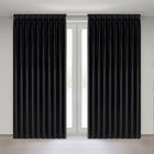 Eurofirany, zasłona gotowa, Melanie, 125-270 cm, czarny