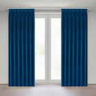 Eurofirany, zasłona gotowa, Melanie, 80-270 cm, granatowy