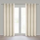 Eurofirany, zasłona gotowa, Nerisa, 140-250 cm, ciemnokremowy