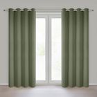 Eurofirany, zasłona gotowa, Nerisa, 140-250 cm, oliwkowy