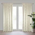 Eurofirany, zasłona gotowa, Raja, na taśmie, 140-270 cm, kremowy