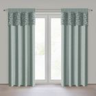 Eurofirany, zasłona gotowa, Roses, na taśmie, 140-270 cm, miętowy