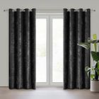 Eurofirany, zasłona gotowa, Vani, 140-250 cm, czarny