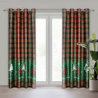 Eurofirany, zasłona świąteczna, Feliks, 140-250 cm, zielony