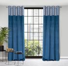 Eurofirany, zasłona zaciemniająca gotowa, Agnes, 140-250 cm, granatowy