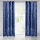 Eurofirany, zasłona zaciemniająca gotowa, Anisa, 140-250 cm, granatowy