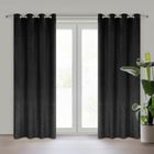 Eurofirany, zasłona zaciemniająca gotowa, Ariadna, 140-250 cm, czarny