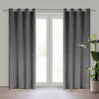 Eurofirany, zasłona zaciemniająca gotowa, Ariadna, 140-250 cm, grafitowy